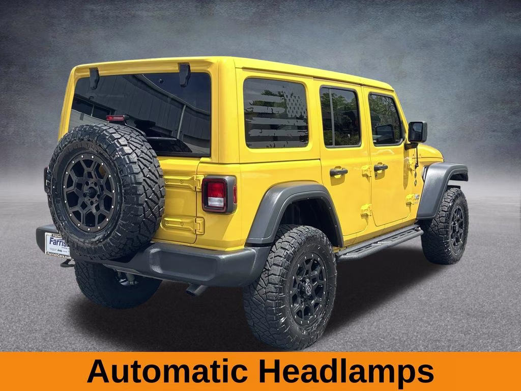 2021 Baja Yellow Clearcoat Jeep Wrangler Unlimited Islander 4X4 SUV