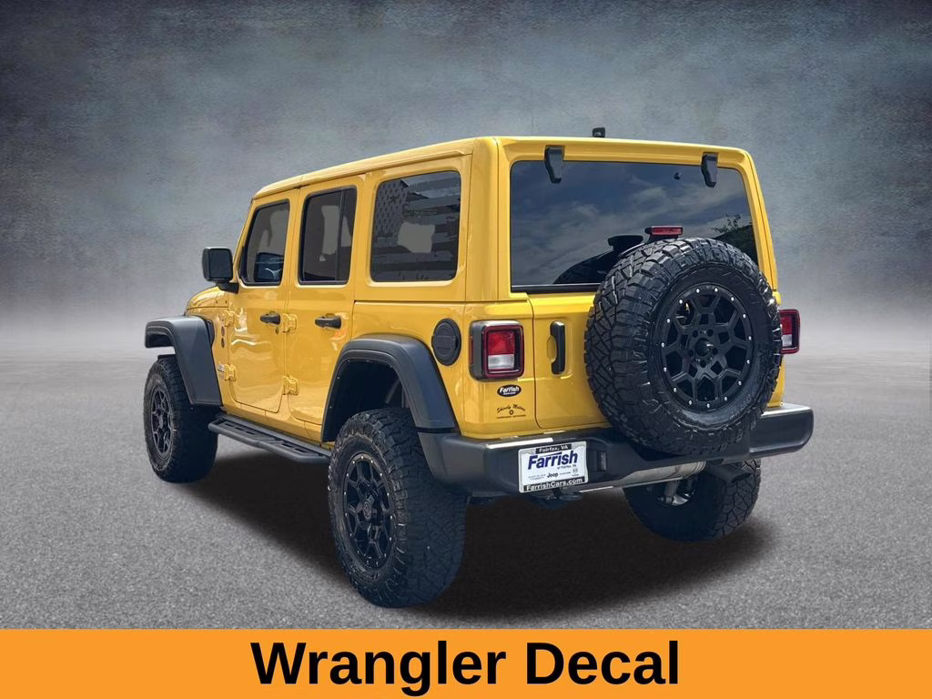 2021 Baja Yellow Clearcoat Jeep Wrangler Unlimited Islander 4X4 SUV
