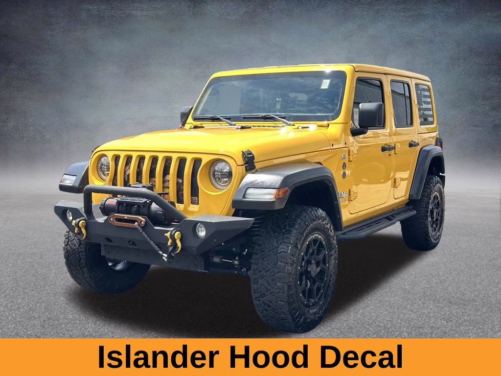 2021 Baja Yellow Clearcoat Jeep Wrangler Unlimited Islander 4X4 SUV