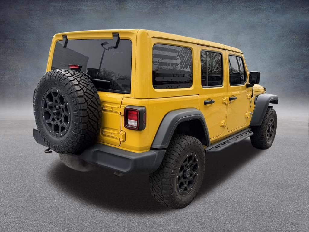 2021 Baja Yellow Clearcoat Jeep Wrangler Unlimited Islander 4X4 SUV