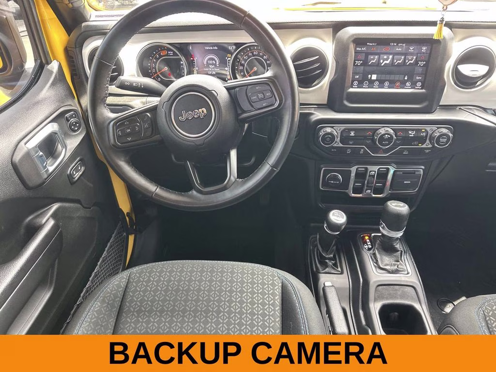 2021 Baja Yellow Clearcoat Jeep Wrangler Unlimited Islander 4X4 SUV
