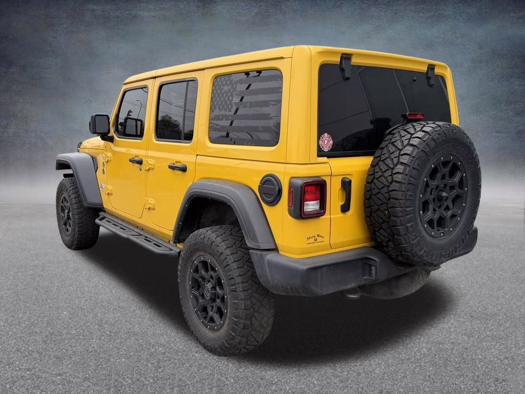 2021 Baja Yellow Clearcoat Jeep Wrangler Unlimited Islander 4X4 SUV