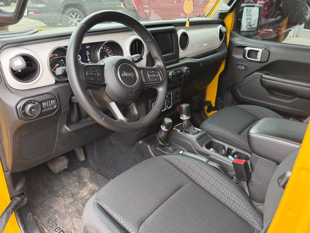 2021 Baja Yellow Clearcoat Jeep Wrangler Unlimited Islander 4X4 SUV