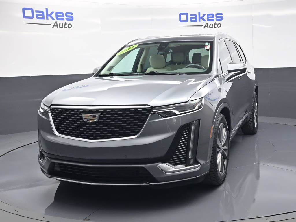 2021 Satin Steel Metallic Cadillac XT6 Premium Luxury FWD SUV