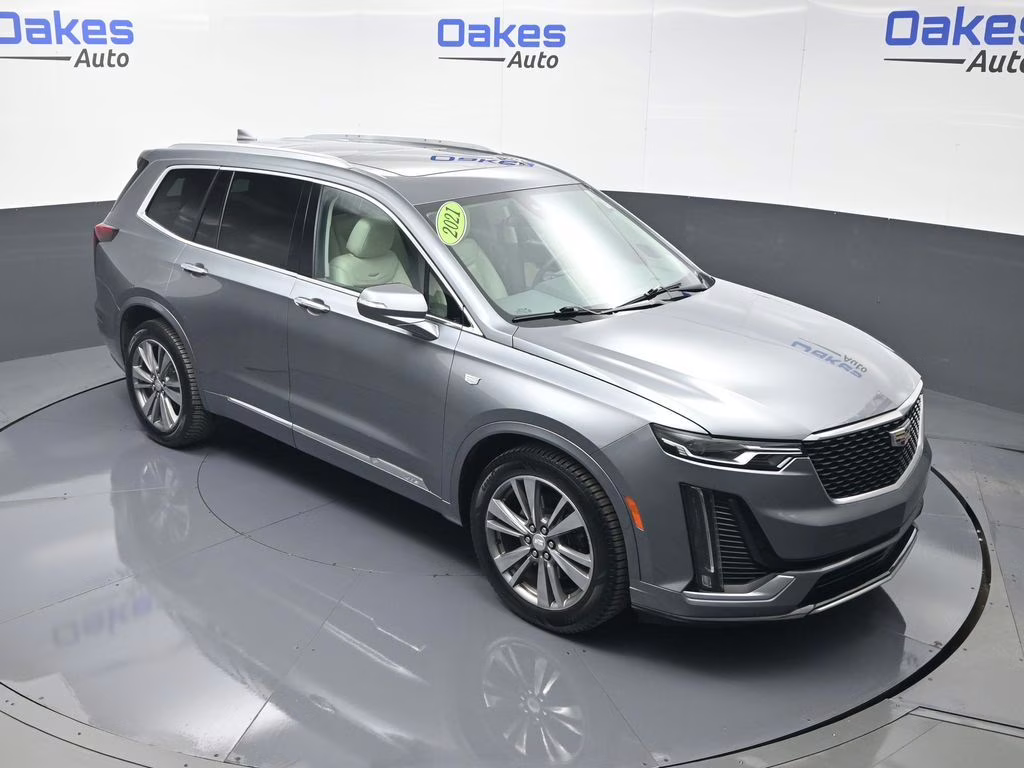 2021 Satin Steel Metallic Cadillac XT6 Premium Luxury FWD SUV