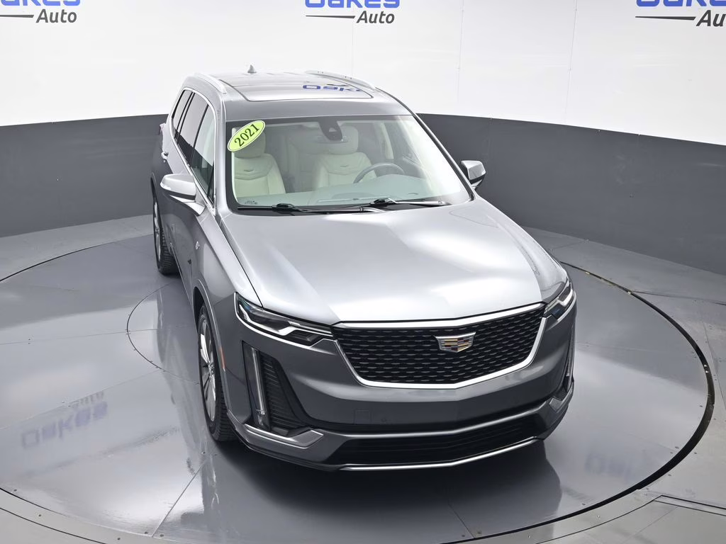 2021 Satin Steel Metallic Cadillac XT6 Premium Luxury FWD SUV