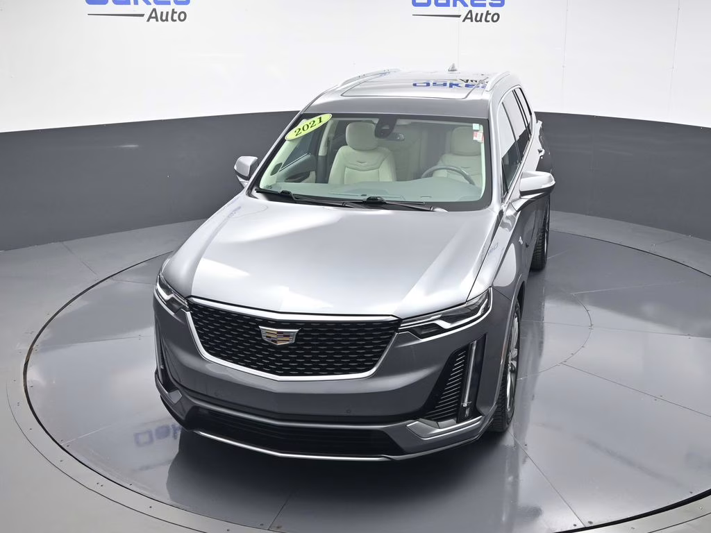 2021 Satin Steel Metallic Cadillac XT6 Premium Luxury FWD SUV