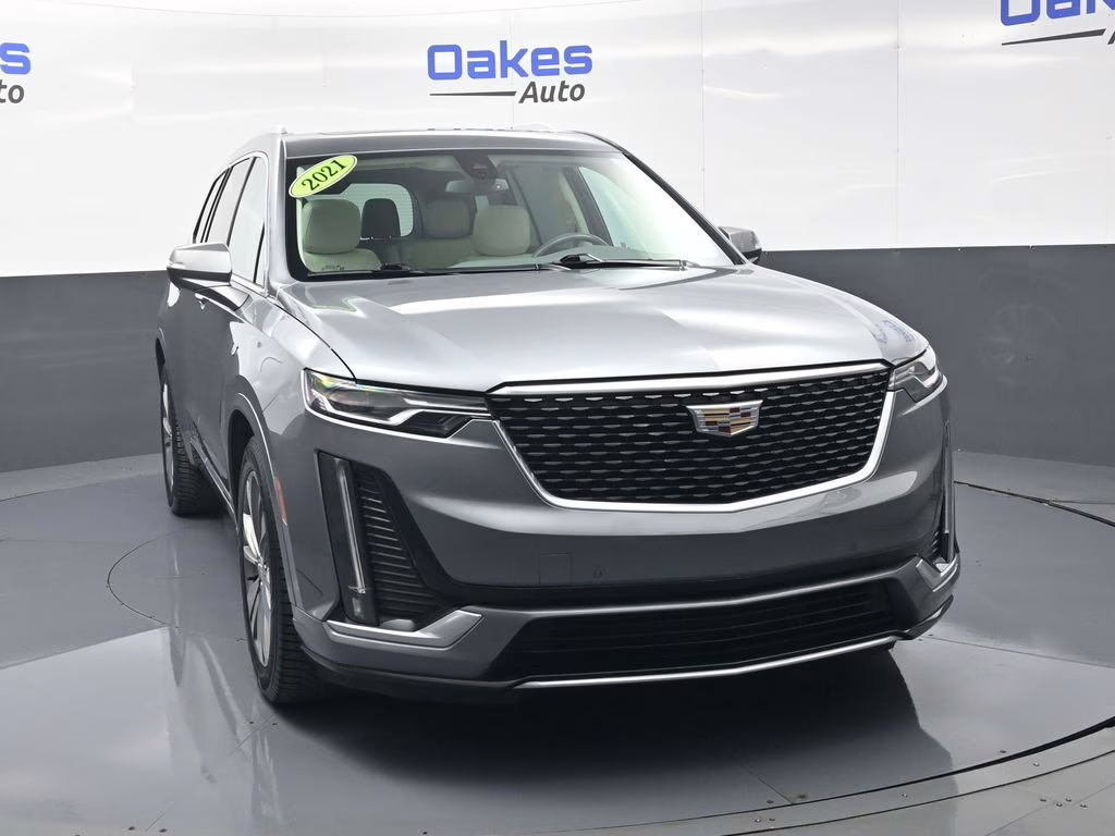 2021 Satin Steel Metallic Cadillac XT6 Premium Luxury FWD SUV