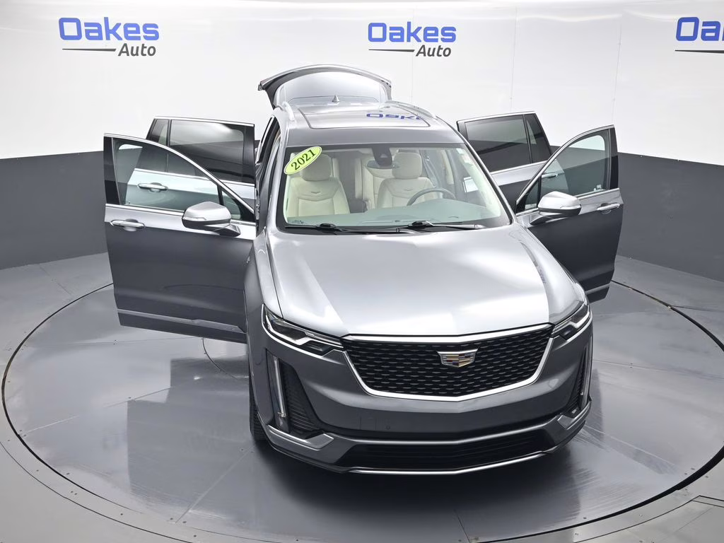 2021 Satin Steel Metallic Cadillac XT6 Premium Luxury FWD SUV