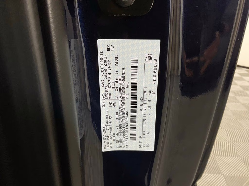 2025 Blue Metallic Ford Super Duty F-250 SRW XLT 4X4 Truck