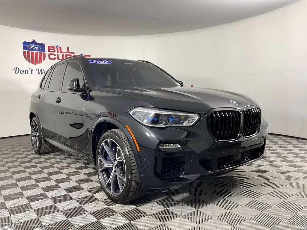 2021 Black Sapphire Metallic BMW X5 M50i AWD SUV