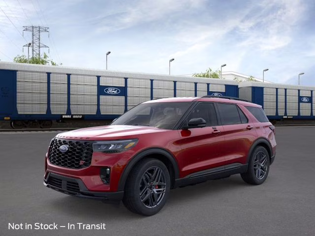 2026 Rapid Red Metallic Tinted Clearcoat Ford Explorer ST RWD SUV