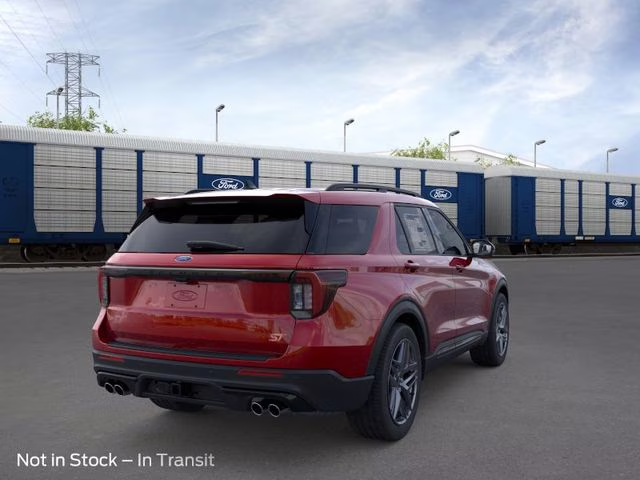 2026 Rapid Red Metallic Tinted Clearcoat Ford Explorer ST RWD SUV