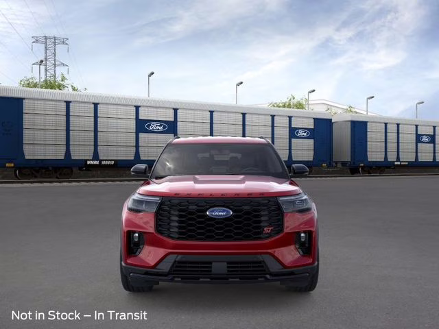 2026 Rapid Red Metallic Tinted Clearcoat Ford Explorer ST RWD SUV
