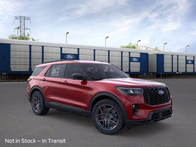 2026 Rapid Red Metallic Tinted Clearcoat Ford Explorer ST RWD SUV