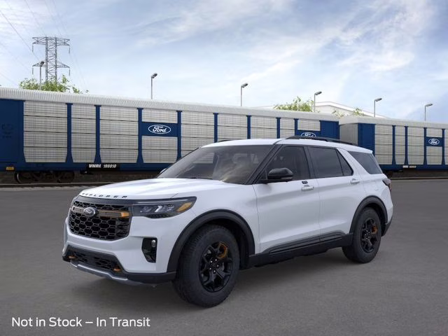 2026 Space White Metallic Ford Explorer Tremor 4X4 SUV