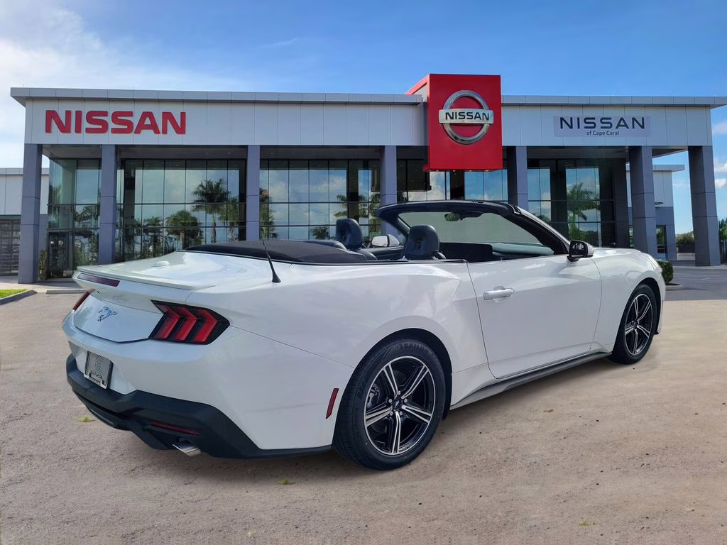 2024 Oxford White Ford Mustang EcoBoost Premium RWD Convertible