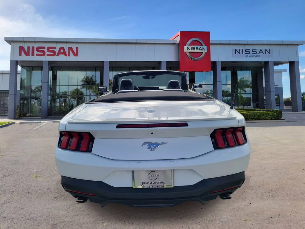 2024 Oxford White Ford Mustang EcoBoost Premium RWD Convertible