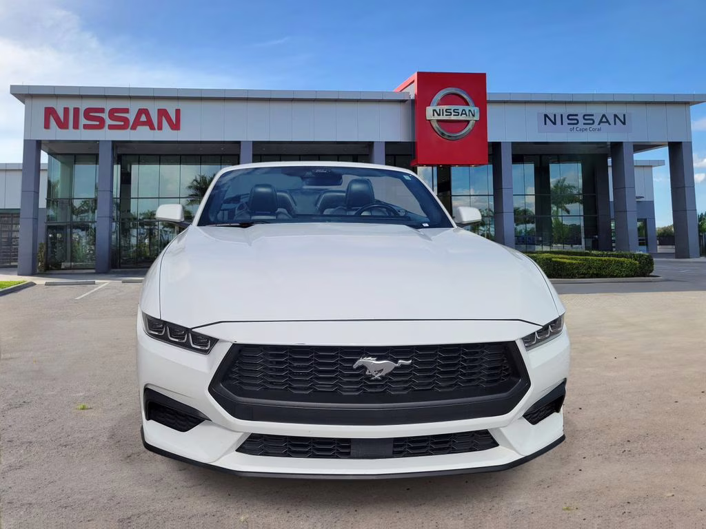 2024 Oxford White Ford Mustang EcoBoost Premium RWD Convertible