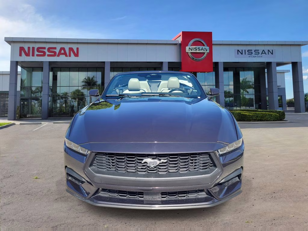 2024 Gray Metallic Ford Mustang EcoBoost Premium RWD Convertible
