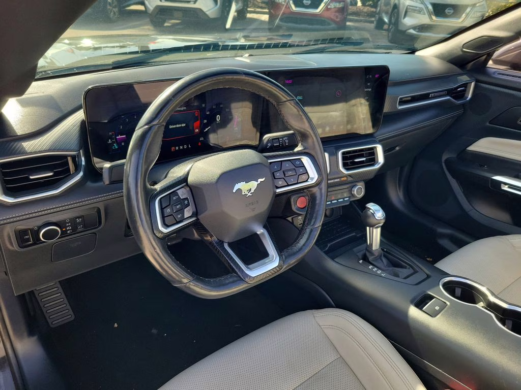 2024 Gray Metallic Ford Mustang EcoBoost Premium RWD Convertible