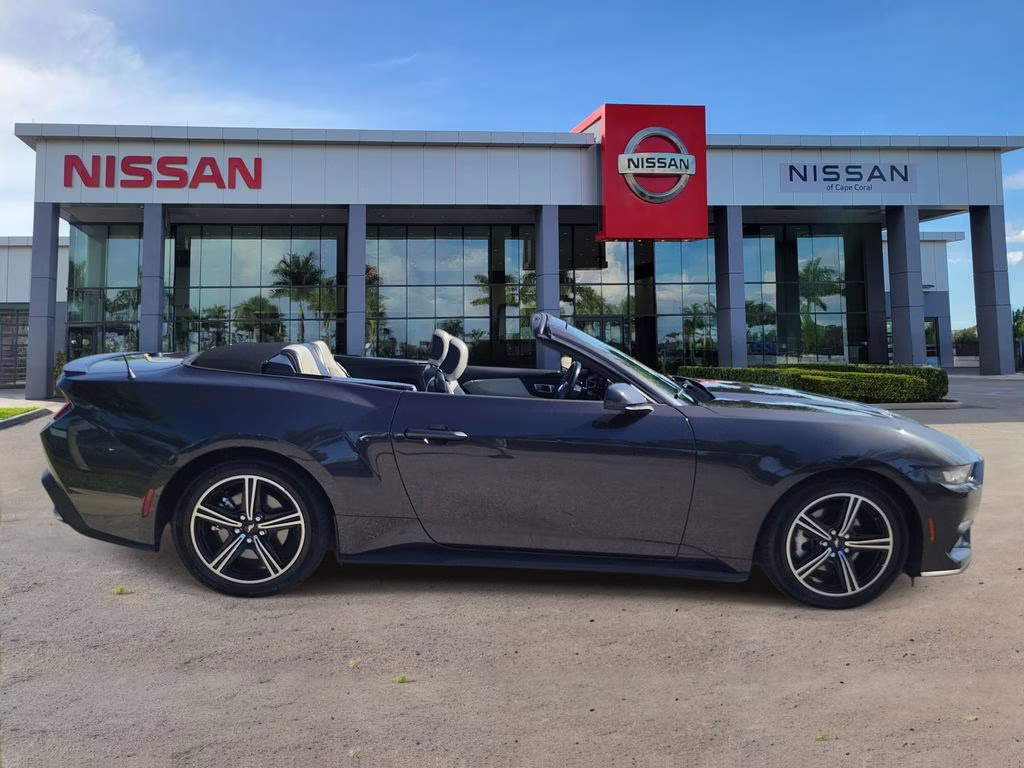 2024 Gray Metallic Ford Mustang EcoBoost Premium RWD Convertible