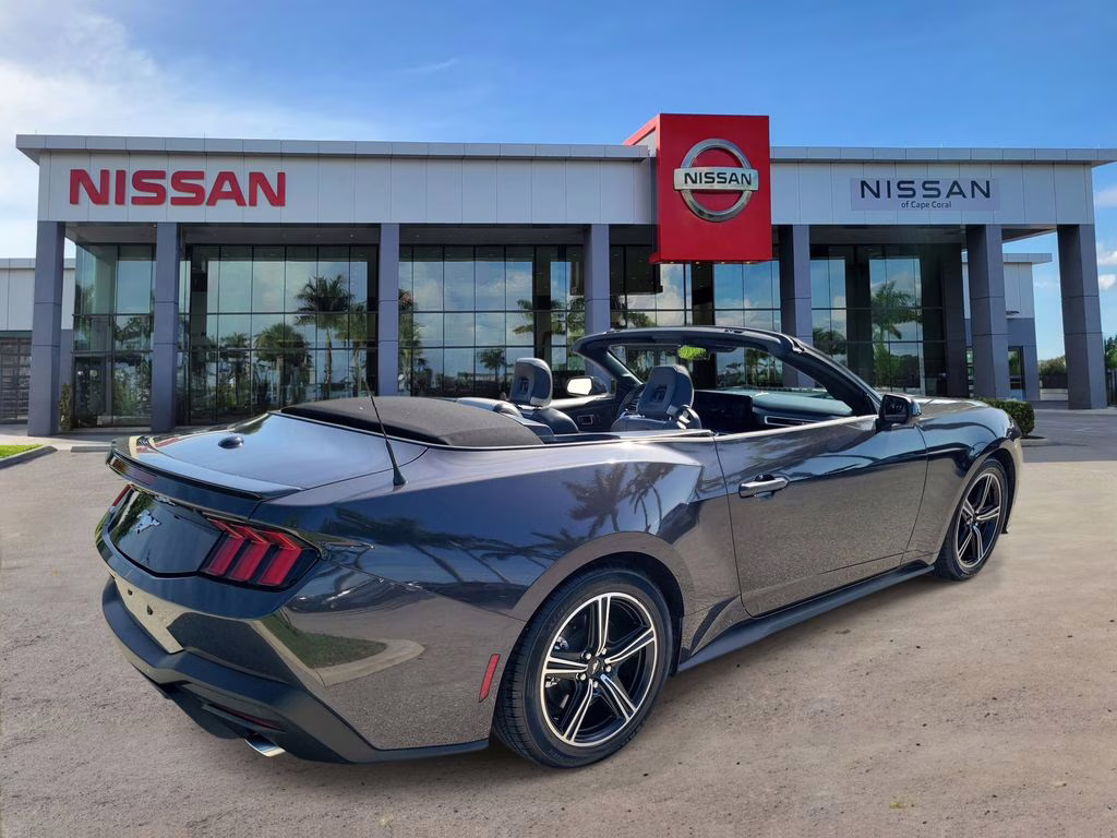 2024 Gray Metallic Ford Mustang EcoBoost Premium RWD Convertible