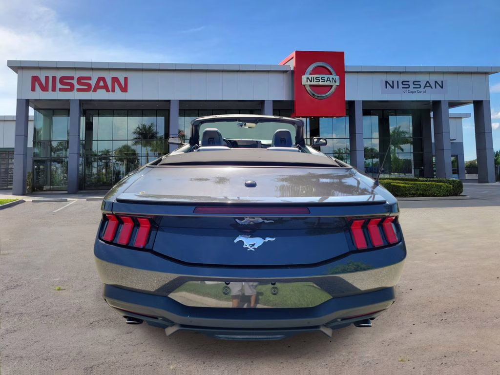 2024 Gray Metallic Ford Mustang EcoBoost Premium RWD Convertible