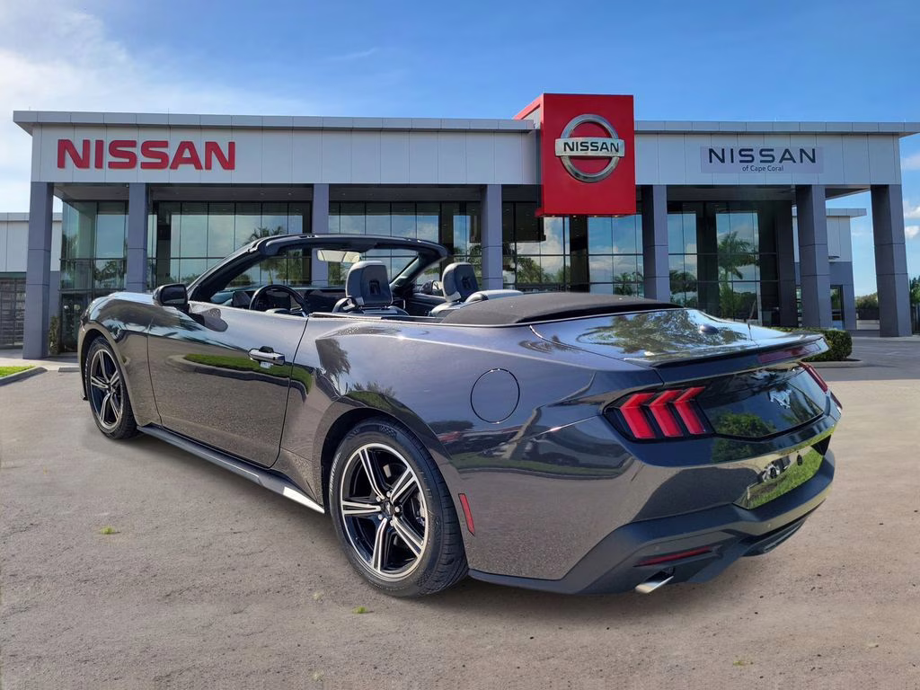 2024 Gray Metallic Ford Mustang EcoBoost Premium RWD Convertible