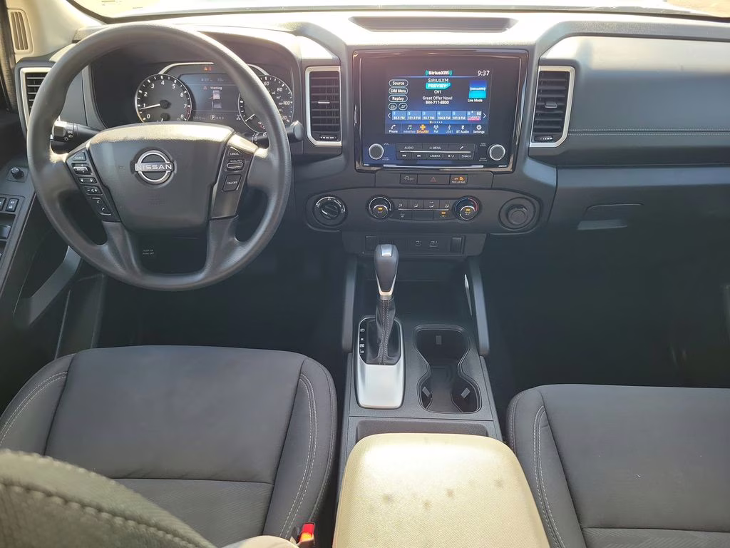 2023 Glacier White Nissan Frontier SV 4X4 Truck