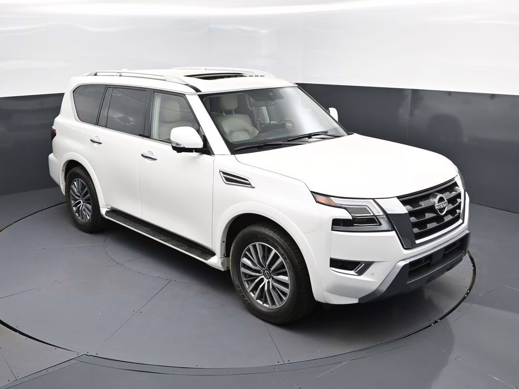 2024 Aspen White Nissan Armada SL RWD SUV