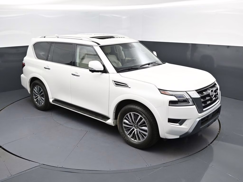 2024 Aspen White Nissan Armada SL RWD SUV