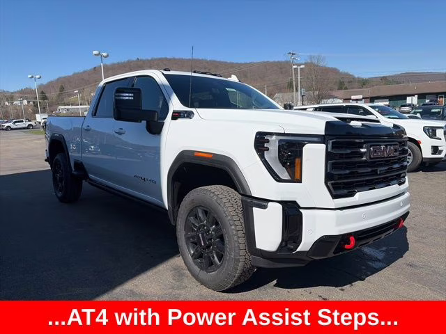 2026 Summit White GMC Sierra 2500HD AT4 4X4 Truck
