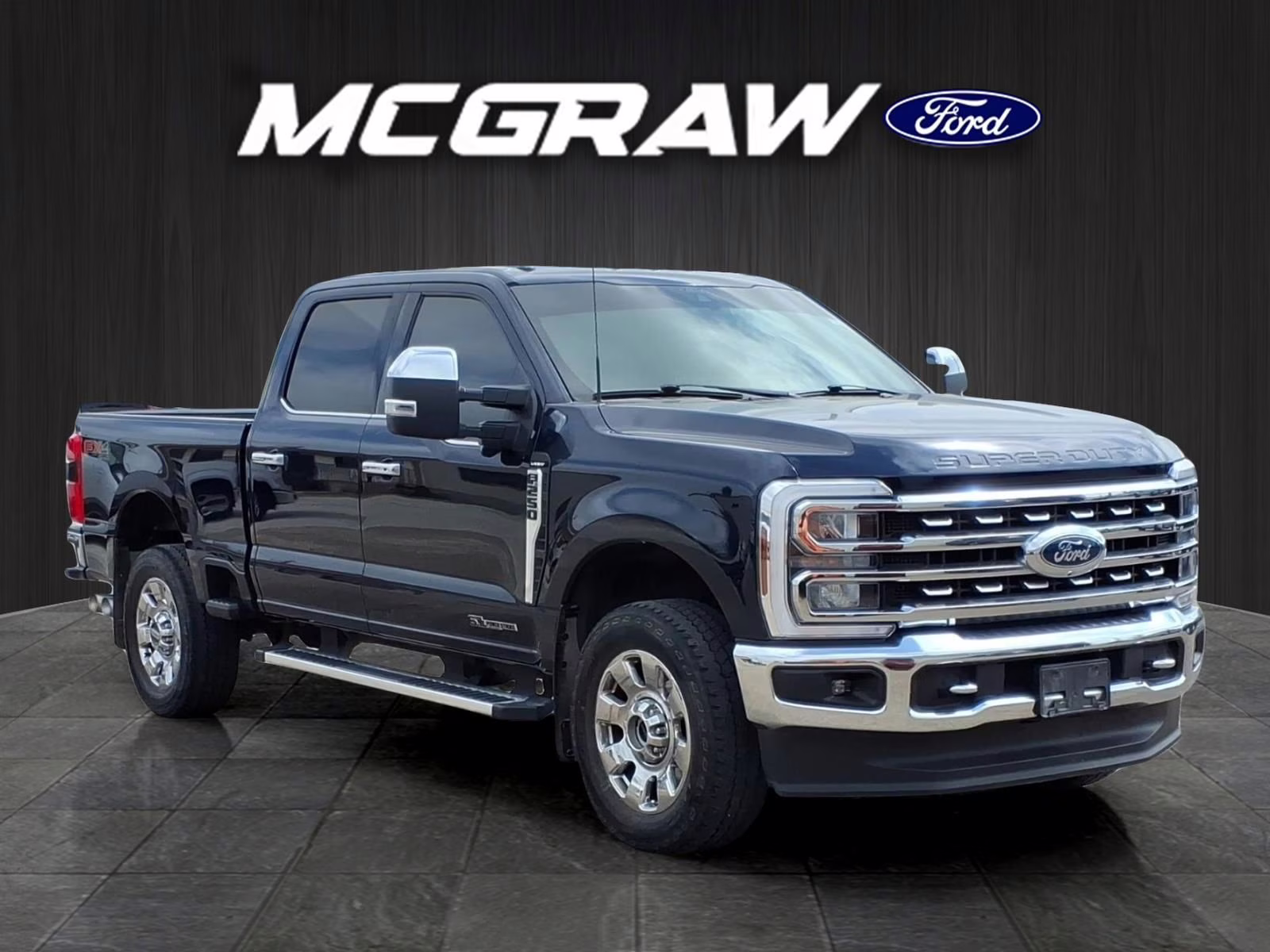 2024 Blue Metallic Ford Super Duty F-250 SRW Lariat 4X4 Truck