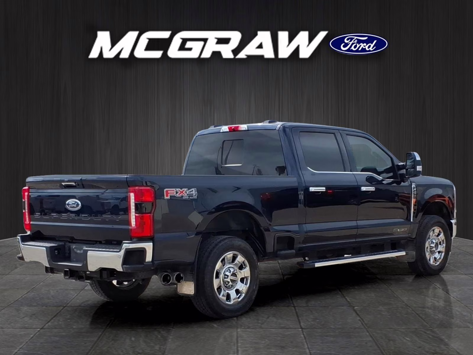 2024 Blue Metallic Ford Super Duty F-250 SRW Lariat 4X4 Truck