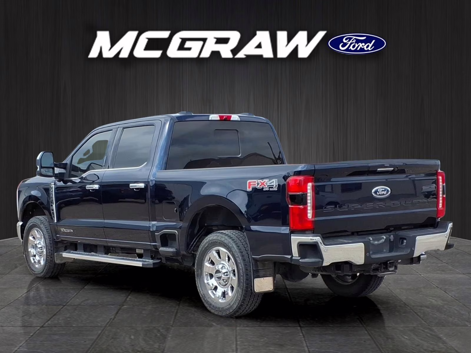 2024 Blue Metallic Ford Super Duty F-250 SRW Lariat 4X4 Truck
