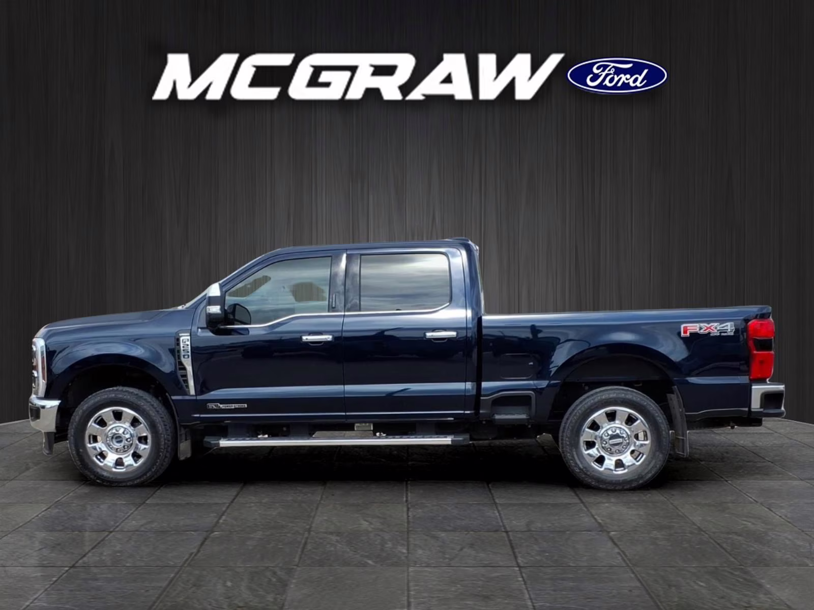 2024 Blue Metallic Ford Super Duty F-250 SRW Lariat 4X4 Truck