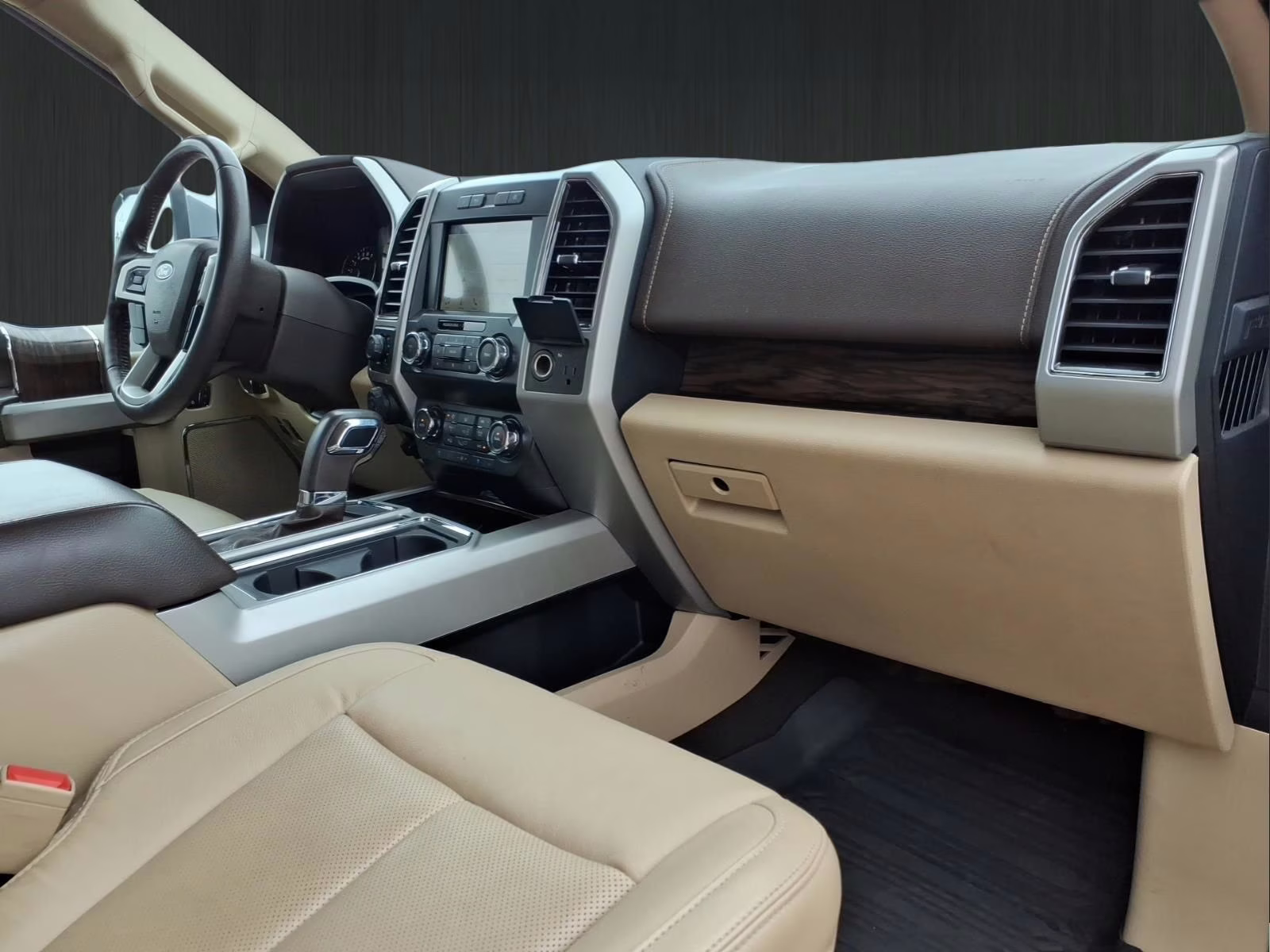 2019 White Platinum Ford F-150 Lariat 4X4 Truck