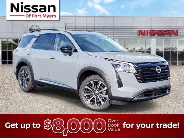 2026 Boulder Gray Pearl Nissan Pathfinder Platinum FWD SUV