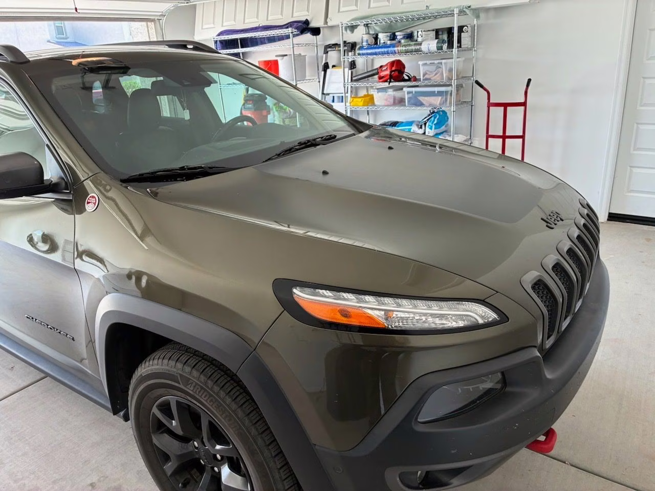 2016 Eco Green Pearlcoat Jeep Cherokee Trailhawk 4X4 SUV