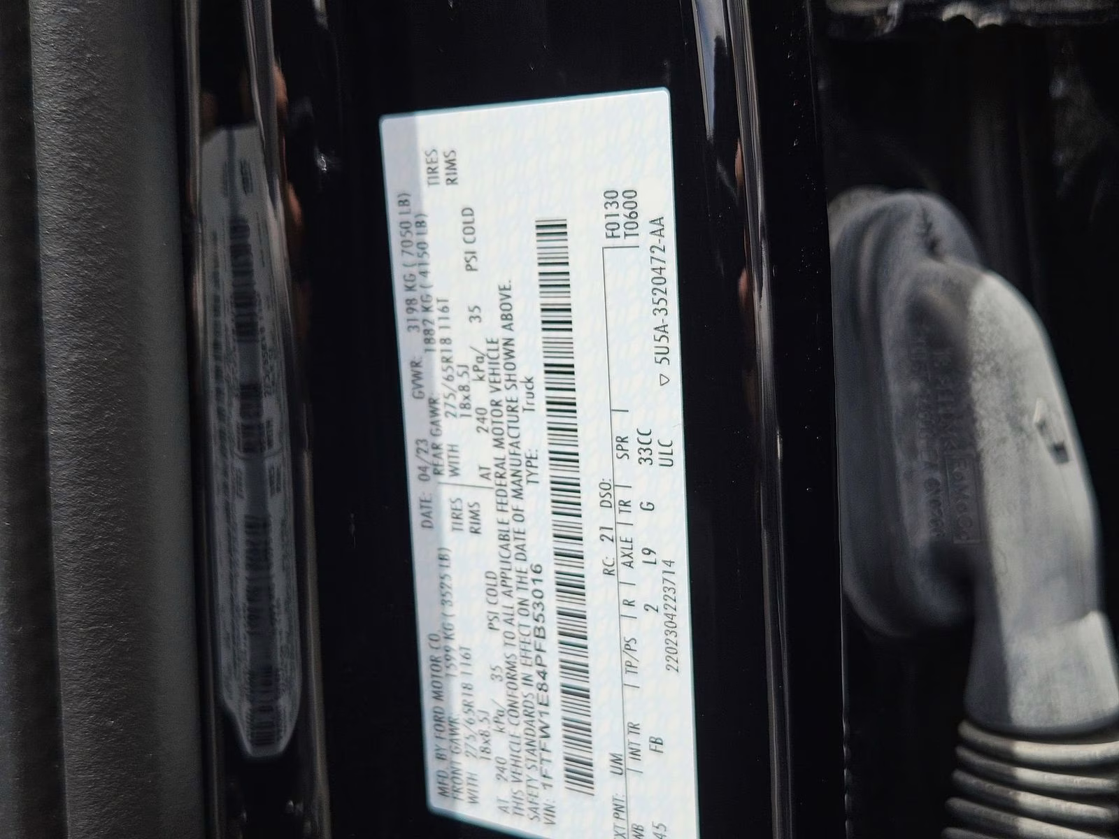 2023 Black Metallic Ford F-150 XLT 4X4 Truck