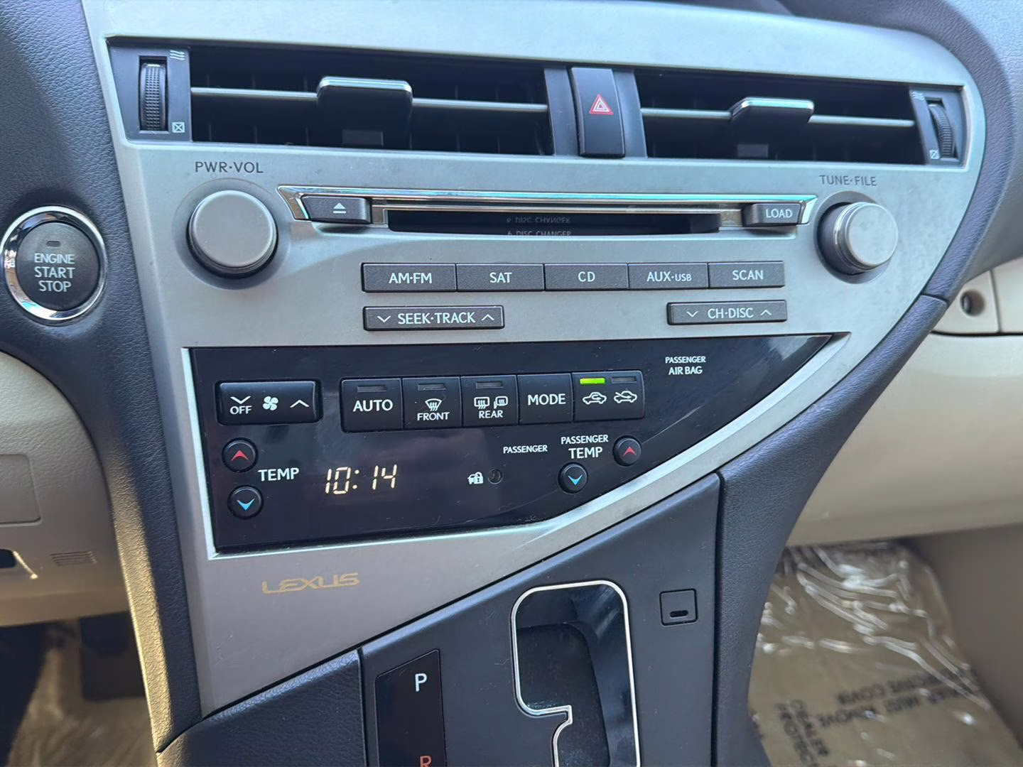 2012 Obsidian Lexus RX 350 FWD 4DR FWD SUV