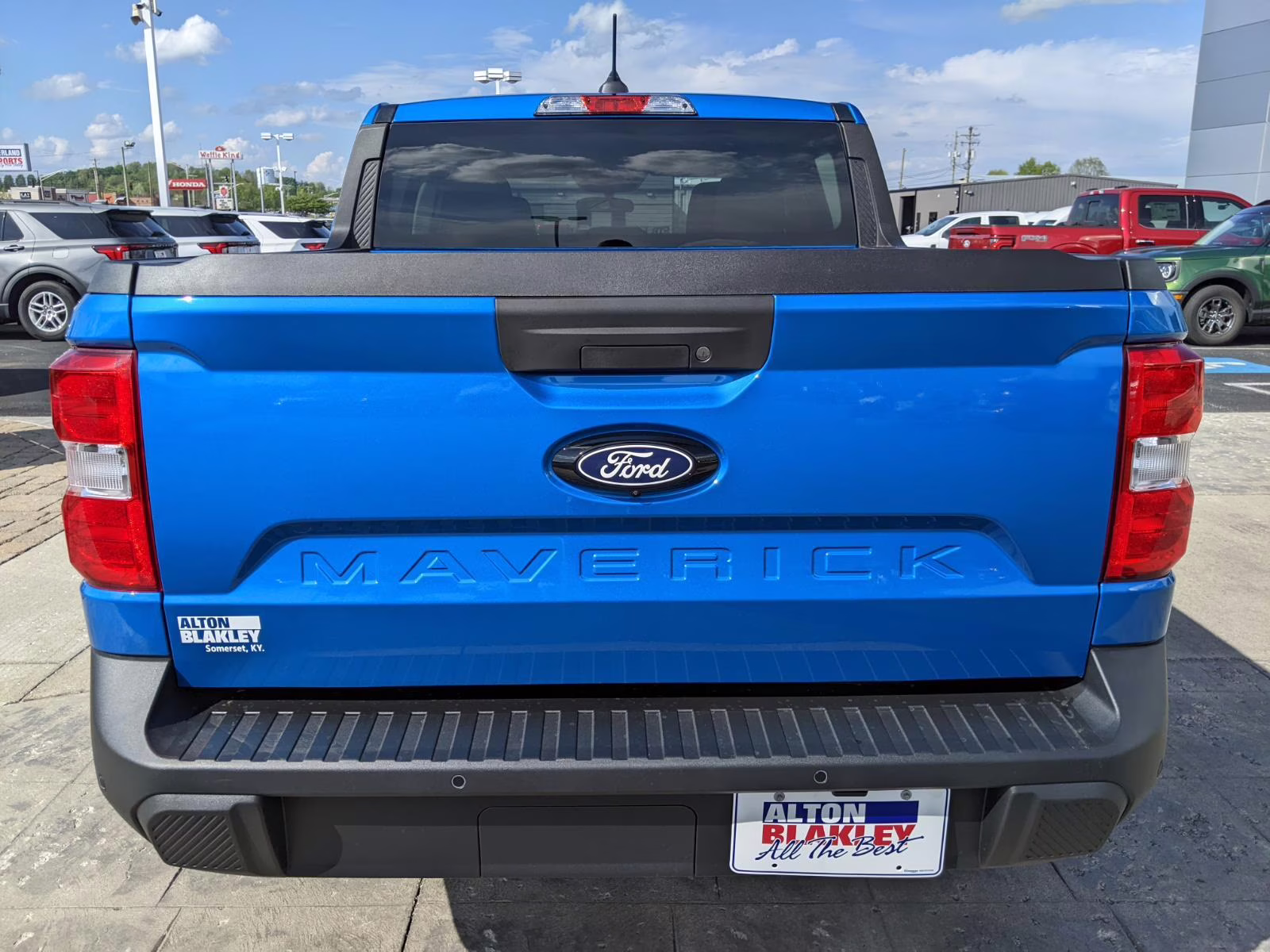 2026 Velocity Blue Ford Maverick XL AWD Truck
