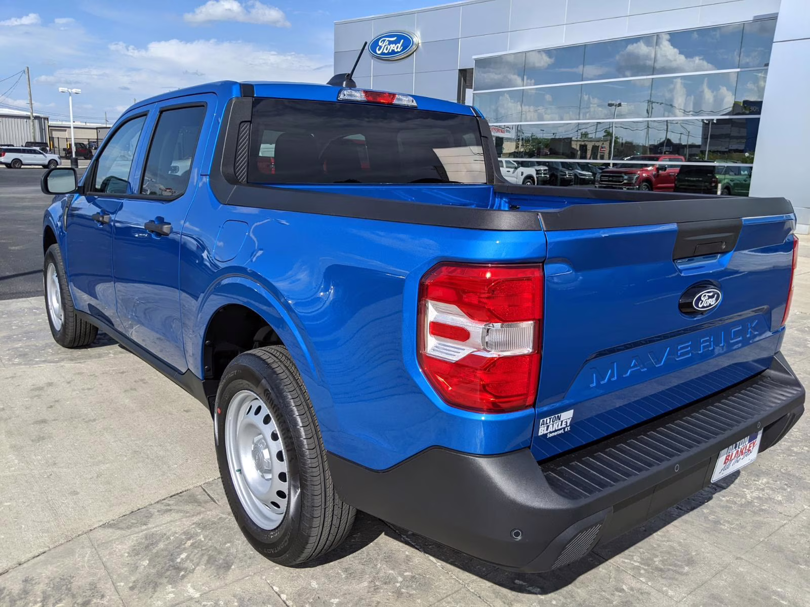 2026 Velocity Blue Ford Maverick XL AWD Truck