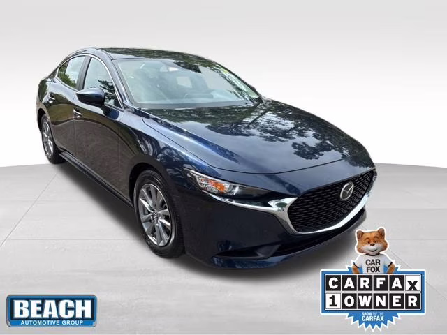 2021 Deep Crystal Blue Mica Mazda Mazda3 2.5 S FWD Sedan