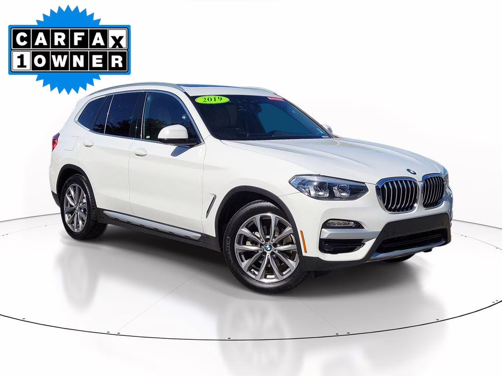 2019 Alpine White BMW X3 sDrive30i RWD SUV