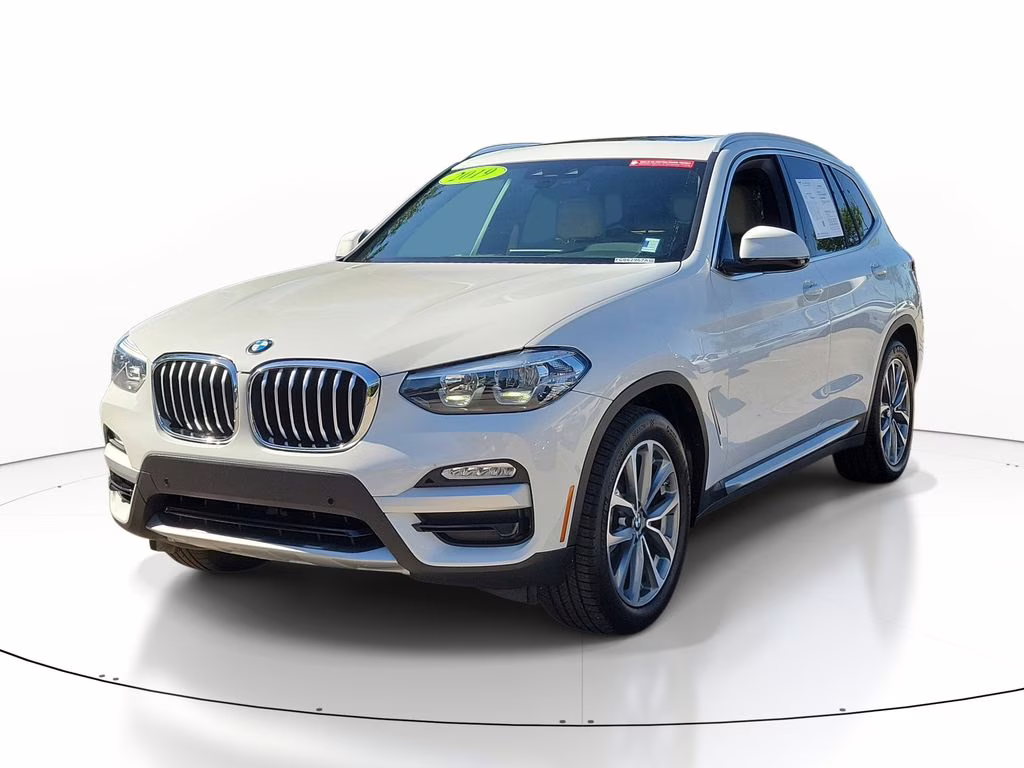2019 Alpine White BMW X3 sDrive30i RWD SUV