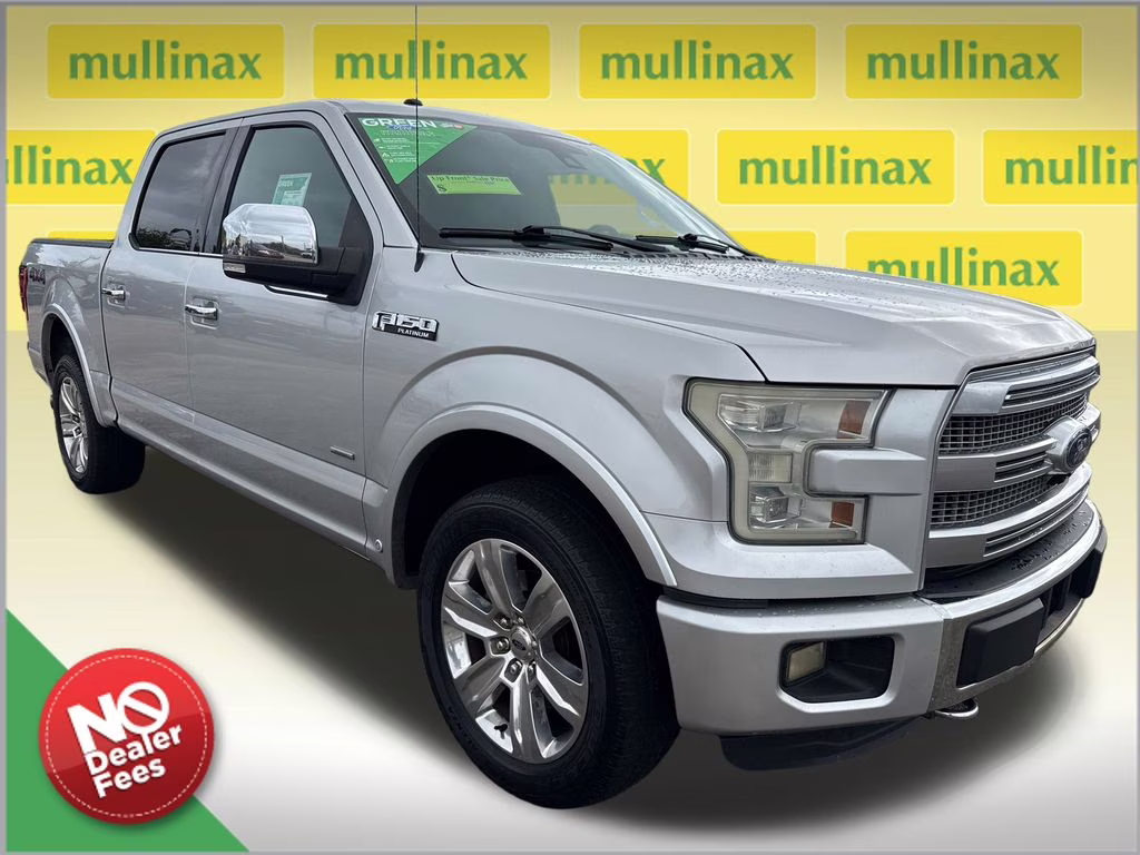 2016 Ingot Silver Metallic Ford F-150 Platinum 4X4 Truck
