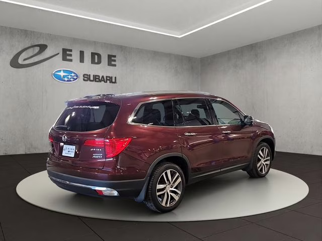 2017 Dark Cherry Pearl Honda Pilot Touring AWD SUV