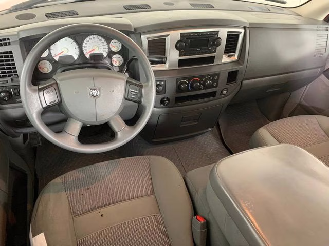 2007 Flame Red CC/Bright Silver Metallic Clearcoat Dodge Ram 1500 SLT 4X4 Truck